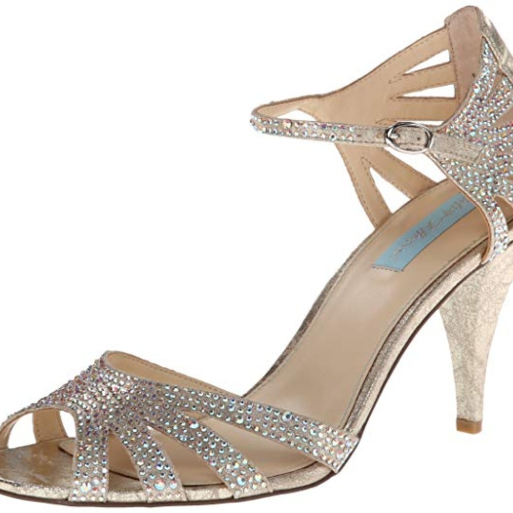 Blue by Betsey Johnson Strappy heels